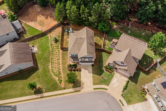 1243 Glenville Ct, Hoschton, GA 30548 - aerial perspective of suburban area