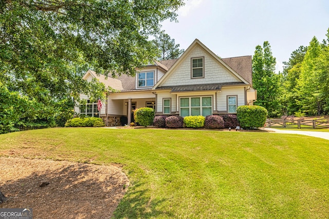 172 Walden Pond Trl, Senoia, GA 30276 - craftsman-style house featuring stone siding and roof with shingles