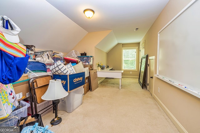 172 Walden Pond Trl, Senoia, GA 30276 - additional living space with carpet floors, lofted ceiling, and baseboards
