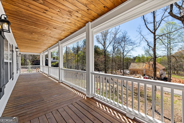 219 Fairview Dr, Morganton, GA 30560 - view of porch
