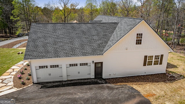 219 Fairview Dr, Morganton, GA 30560 - view of front of property with roof with shingles, asphalt driveway, and a garage