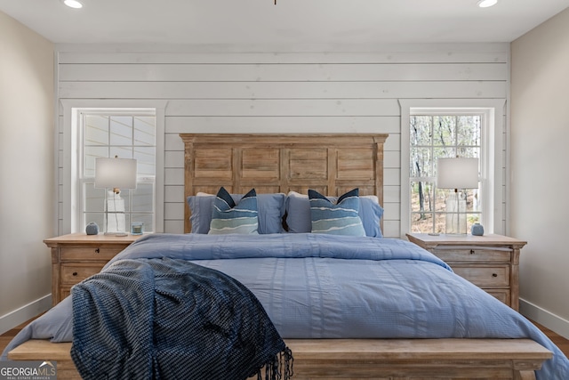 219 Fairview Dr, Morganton, GA 30560 - bedroom with recessed lighting and wood finished floors