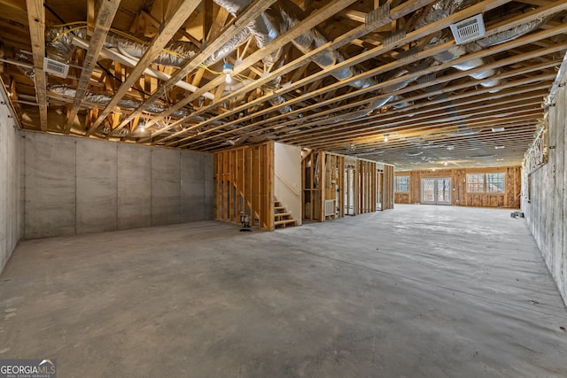 219 Fairview Dr, Morganton, GA 30560 - basement featuring stairway