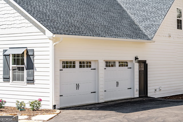 219 Fairview Dr, Morganton, GA 30560 - garage with asphalt driveway