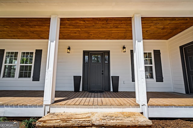219 Fairview Dr, Morganton, GA 30560 - entrance to property with a porch