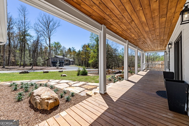 219 Fairview Dr, Morganton, GA 30560 - porch with a yard