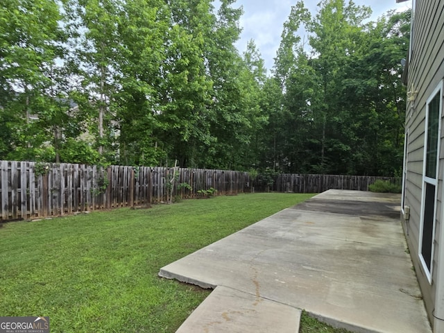 10315 Whisper Glen Dr, Midland, GA 31820 - view of yard with a patio area