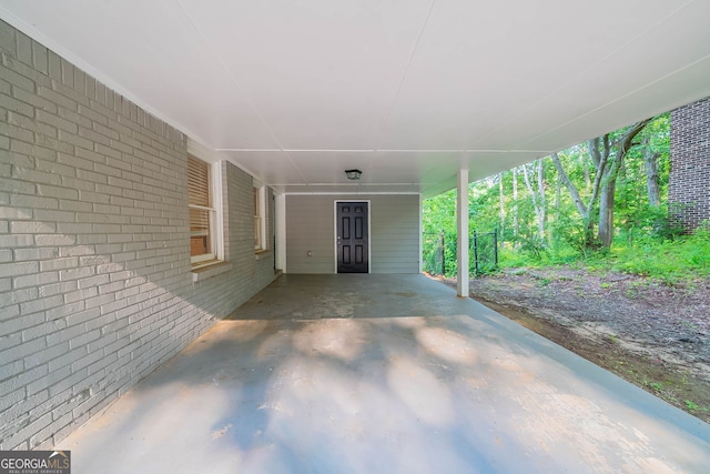 4457 Lincoln Jones Rd, Ellenwood, GA 30294 - view of patio with a carport