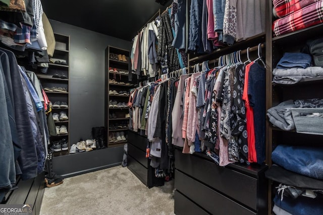 271 Double Gate Ct, Sugar Hill, GA 30518 - spacious closet with carpet flooring