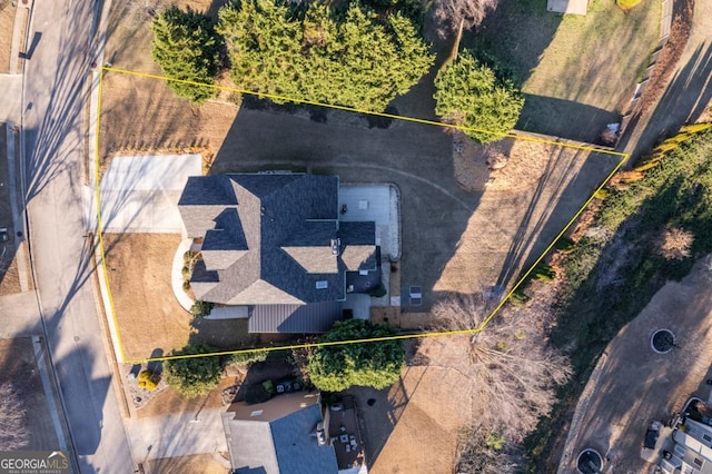 271 Double Gate Ct, Sugar Hill, GA 30518 - aerial overview of property's location with property boundaries highlighted