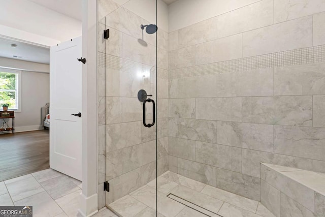 4110 Gentle Breeze Way, Braselton, GA 30517 - bathroom featuring a shower stall and baseboards