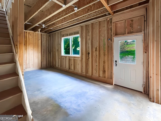 4110 Gentle Breeze Way, Braselton, GA 30517 - below grade area featuring plenty of natural light and stairs