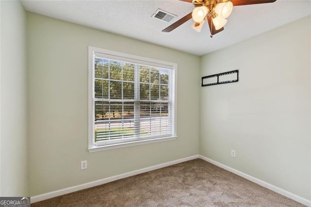 14 Augusta Way, Hiram, GA 30141 - empty room with ceiling fan, carpet floors, and baseboards