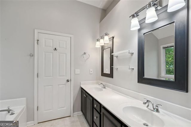 14 Augusta Way, Hiram, GA 30141 - full bath with double vanity, a bath, and baseboards