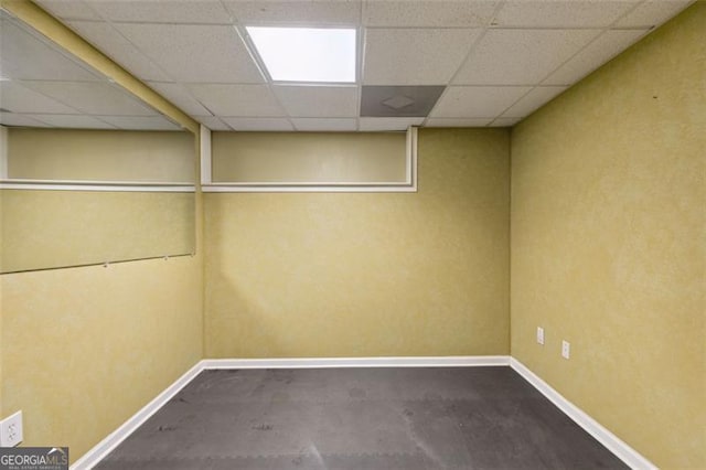 14 Augusta Way, Hiram, GA 30141 - finished below grade area with a paneled ceiling and baseboards