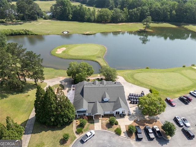 14 Augusta Way, Hiram, GA 30141 - drone / aerial view of a large body of water and a local golf course