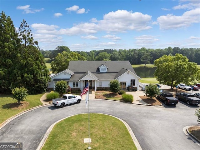 14 Augusta Way, Hiram, GA 30141 - view of front facade featuring a front lawn