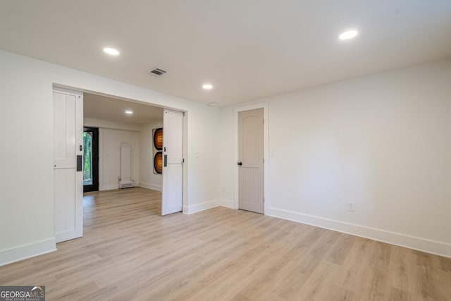 2825 Shea Way SW, Marietta, GA 30060 - unfurnished room featuring light wood finished floors and recessed lighting