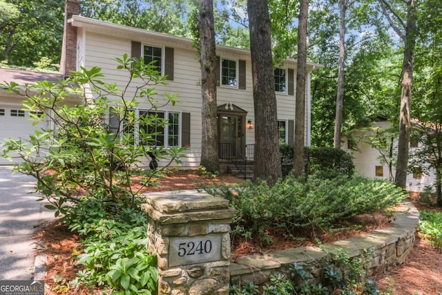 5240 Arrie Way, Atlanta, GA 30360 - colonial home with a chimney