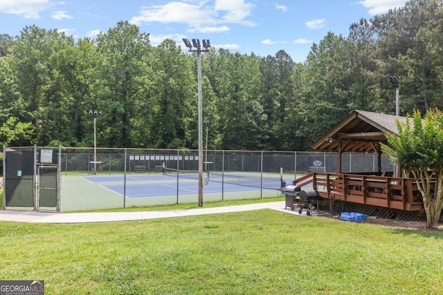 5240 Arrie Way, Atlanta, GA 30360 - view of tennis court
