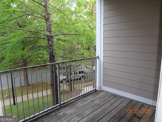 245 Amal Dr SW Apt 2010, Atlanta, GA 30315 - view of wooden deck