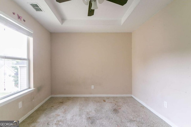 171 Stillwood Dr, Newnan, GA 30265 - spare room with plenty of natural light, carpet, and a ceiling fan