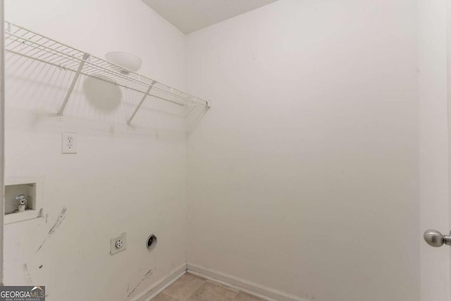 171 Stillwood Dr, Newnan, GA 30265 - laundry room with electric dryer hookup and washer hookup