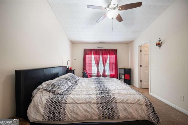 780 Nehemiah Ln SW, Atlanta, GA 30331 - bedroom featuring carpet flooring, baseboards, a ceiling fan, and a textured ceiling