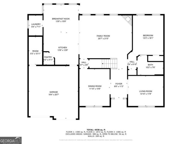 2482 Brittany Park Ln, Ellenwood, GA 30294 - floor plan / room layout