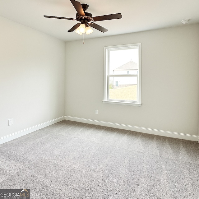 3468 Jasmine Way SW, South Fulton, GA 30331 - carpeted spare room with baseboards and a ceiling fan