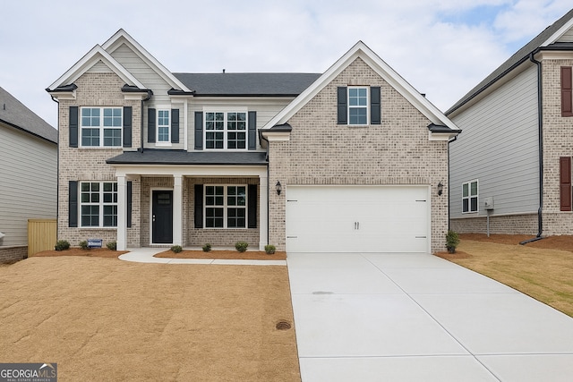 3468 Jasmine Way SW, South Fulton, GA 30331 - craftsman-style home featuring brick siding, concrete driveway, and an attached garage