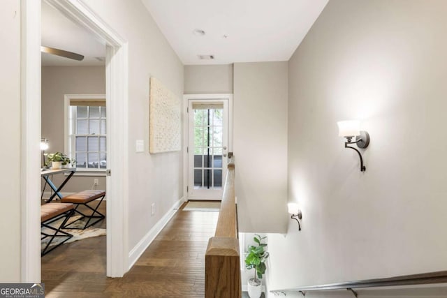 6613 Encore Blvd, Atlanta, GA 30328 - corridor featuring wood finished floors and baseboards