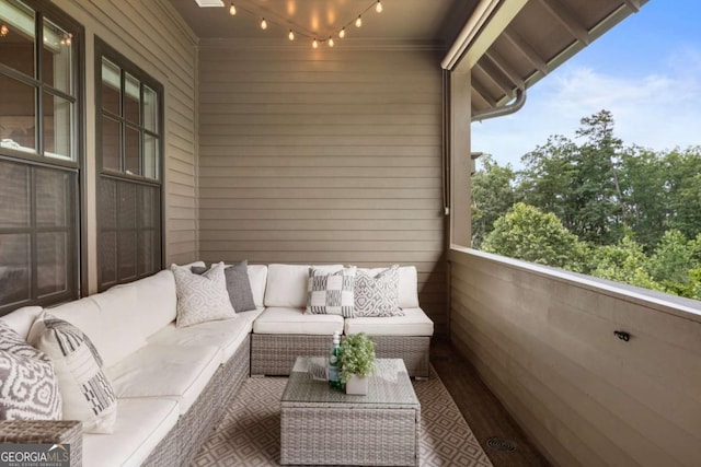 6613 Encore Blvd, Atlanta, GA 30328 - balcony featuring an outdoor living space