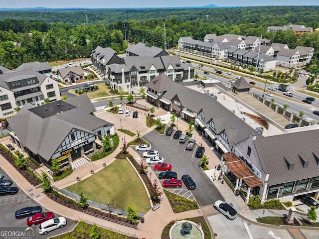 6613 Encore Blvd, Atlanta, GA 30328 - aerial view of residential area with a heavily wooded area