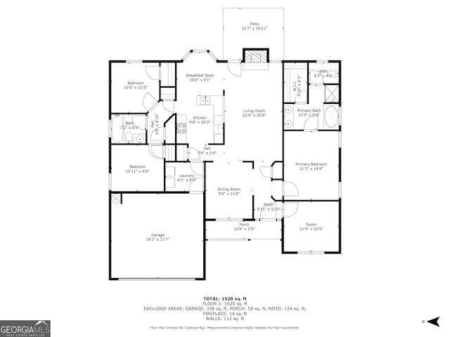 305 Overland Trl, Temple, GA 30179 - floor plan / room layout