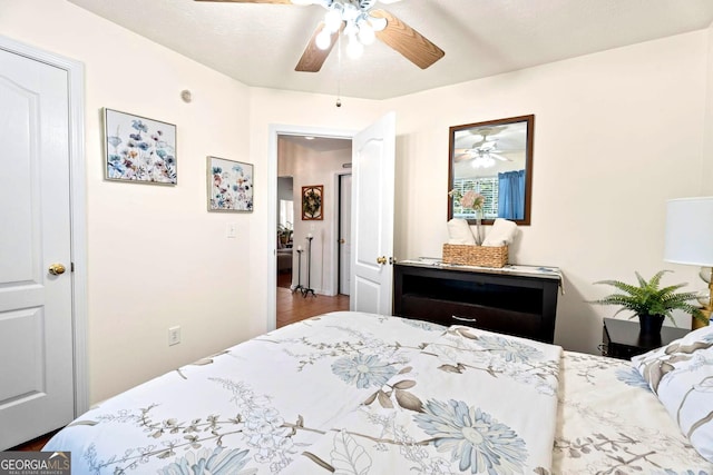 8180 Chapman Ter, Mcdonough, GA 30252 - bedroom with a ceiling fan