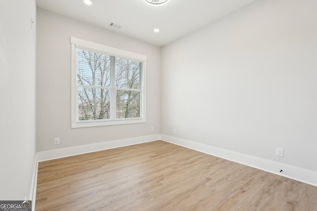 1253 Cumberland Valley Rd, Gainesville, GA 30501 - empty room with wood finished floors, baseboards, and recessed lighting