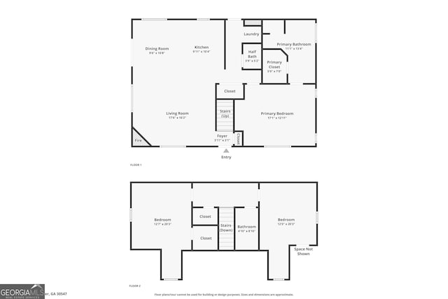 928 Hawkins Rd, Homer, GA 30547 - property floor plan
