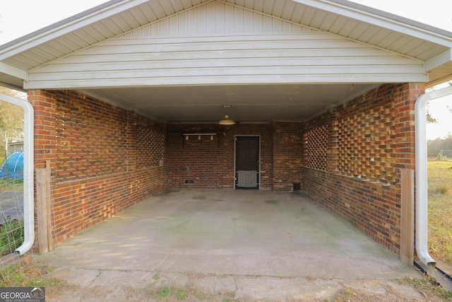 1116 David Newton Rd, Norman Park, GA 31771 - view of vehicle parking with an attached carport