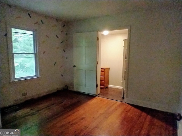 302 Morningside Dr, Clarkesville, GA 30523 - spare room featuring wood finished floors