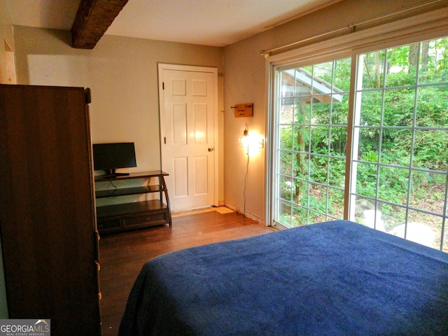 302 Morningside Dr, Clarkesville, GA 30523 - bedroom with wood finished floors