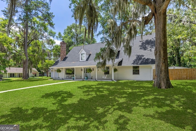 107 Rose Dhu Way, Savannah, GA 31419 - new england style home with a chimney and a shingled roof