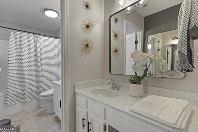 107 Rose Dhu Way, Savannah, GA 31419 - bathroom with toilet, double vanity, and tile patterned floors