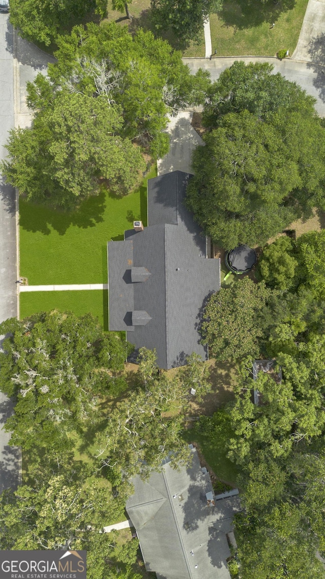 107 Rose Dhu Way, Savannah, GA 31419 - drone / aerial view of a tree filled landscape