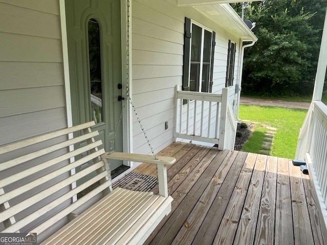 1429 Thyatira Brockton Rd, Jefferson, GA 30549 - view of wooden deck
