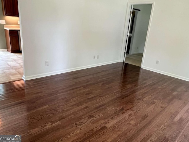 1429 Thyatira Brockton Rd, Jefferson, GA 30549 - unfurnished room with baseboards and wood finished floors