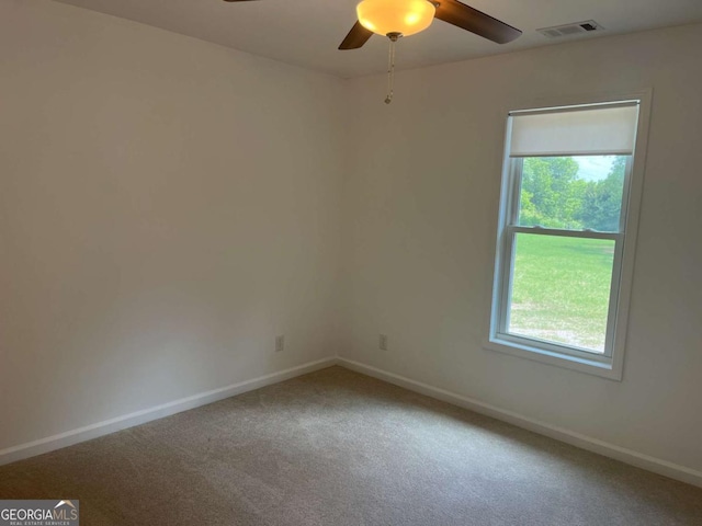 1429 Thyatira Brockton Rd, Jefferson, GA 30549 - unfurnished room featuring healthy amount of natural light, ceiling fan, and baseboards