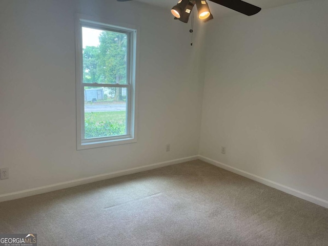 1429 Thyatira Brockton Rd, Jefferson, GA 30549 - carpeted empty room featuring ceiling fan and baseboards