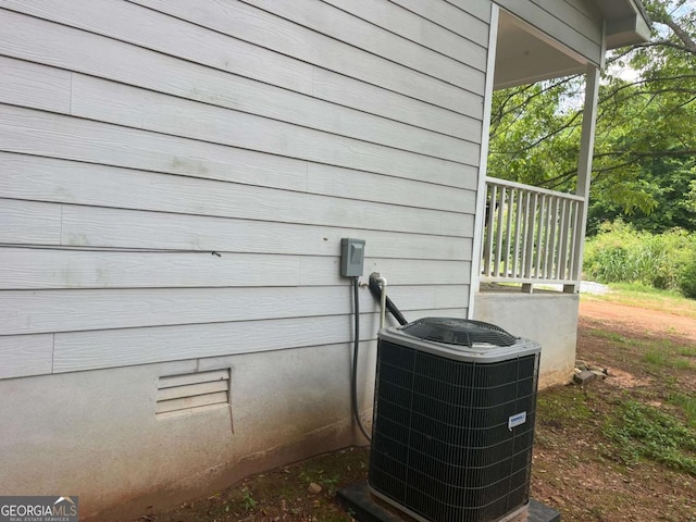 1429 Thyatira Brockton Rd, Jefferson, GA 30549 - exterior view of central air condition unit