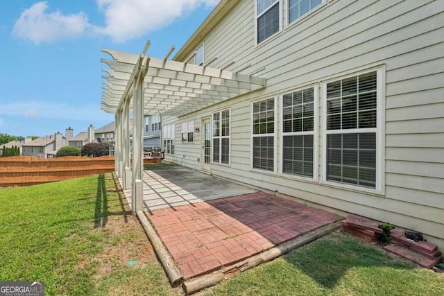 153 Towey Trl, Woodstock, GA 30188 - view of patio with a pergola